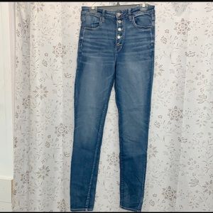 American Eagle Super Hi-Rise Jegging, Size 12 Extra Long, Like New Condition